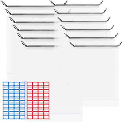 Thijox - Set van 12 Schoenentassen Reisbagage Organizer - Waterdichte PE Schoenhoezen voor Vliegtuig, Kofferaccessoires, Duurzaam en Herbruikbaar