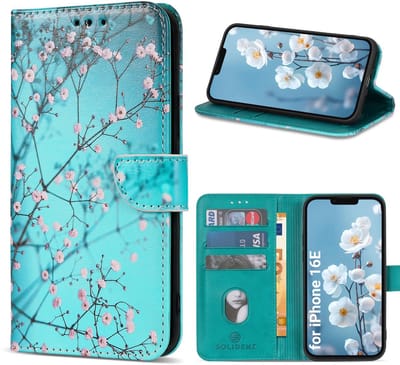 Solidenz hoesje - Geschikt voor Apple iPhone 17e / 16e - Bookcase - Sierkers