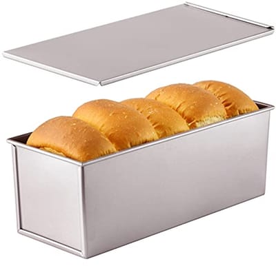 Commerciële Pullman Broodpan met Deksel - Non-Stick Rechthoekige Toast Doos voor Oven Bakken