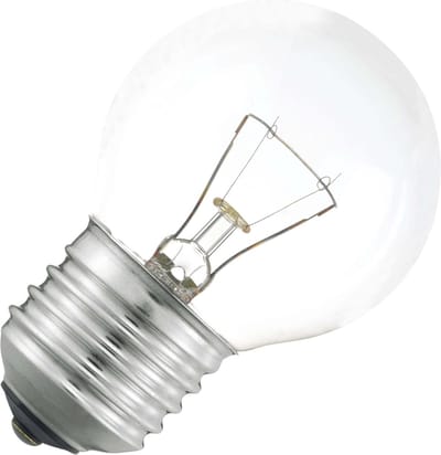 Schiefer E27 Kogel Gloeilamp | 5W 2700K 20lm 220V/240V | Dimbaar