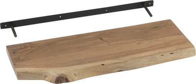 J-Line wandplank Gerard - hout - naturel - small