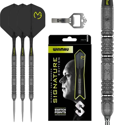 Winmau Michael van Gerwen Signature Edition Switch Point 90% - Dartpijlen