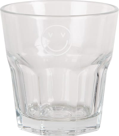 Clayre & Eef Waterglas 200 ml Transparant Glas smile