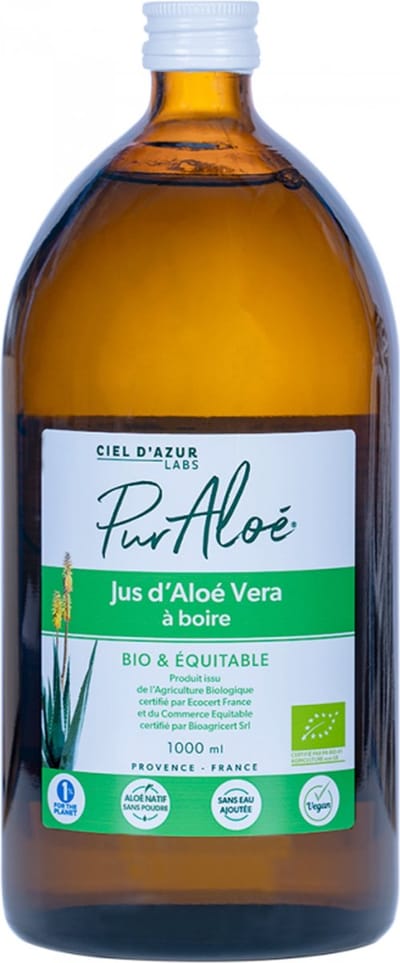Pur Aloé Biologisch Drinkend Aloë Vera sap 1000 ml