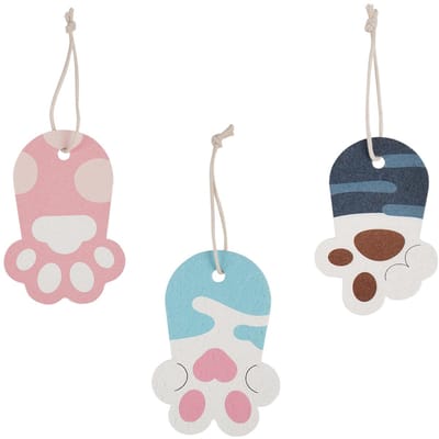 Dailygoods- Afwassponzen 3 Stuks - Kattenpootspons / Schuurspons - Schoonmaak Spullen - Keuken / Badkamer - Comfortabel in Gebruik - Zachte Textuur - Schoonmaakspullen