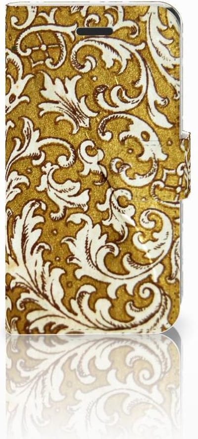 Wallet Case Samsung Galaxy Xcover 3 | Xcover 3 VE Barok Goud