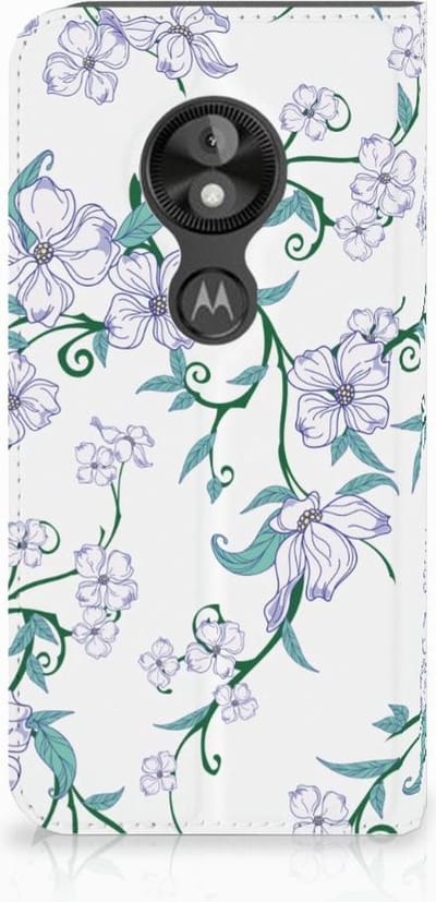 Motorola Moto E5 Play Uniek Smart Cover Blossom White