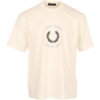 T-shirt Korte Mouw Fred Perry Circle Graphic T-Shirt