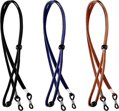 Brilkoord, 3-delige set brilkoorden voor dames, brilkoord met ketting, brilkoord, brilkoorden, voor dames en heren