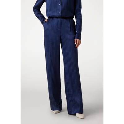GUESS Marciano By  Stella Straight Pant Navy Monogram Taglia: W38L30 | Pantaloni da completo Outlet | Donna | Blu