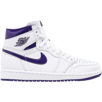Jordan 1 Retro High Violet Cour (aux femmes) 44 white
