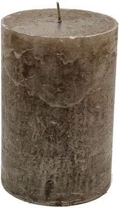 Stompkaars metallic stone - KaarsenKerstkaarsen - Paraffine - 10x15cm