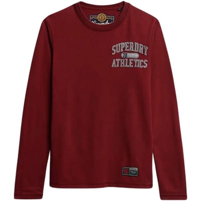 Superdry - Vintage Athletic top met lange mouwen - Heren - Tops