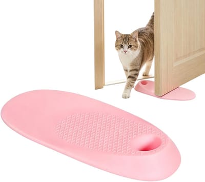 Deurstoppers Set - Deurblokkers - Ventilatie Thuis - Antislip Siliconen - 15 cm Lengte - Roze