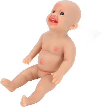 Levensechte Pop - Zachte Pop - Spelen en Knuffelen - Lachend Gezichtje - 15 Cm - Meisje