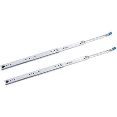 2 STKS 20 Inch Uitschuifrails met Vergrendeling 3-delig Volledige Uitschuif Kogelgelagerde Heavy Duty Rails voor Lade