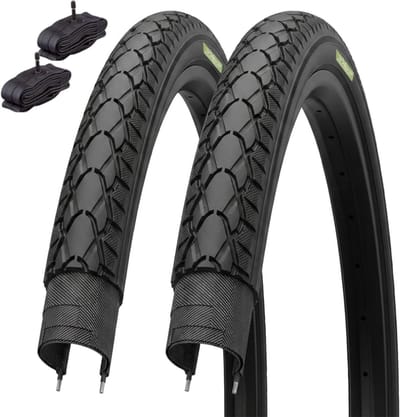 Fietsonderdelen Set - Banden en binnenbanden - Stadsfiets Onderhoud - Butyl Binnenbanden - 28 Inch - Zwart