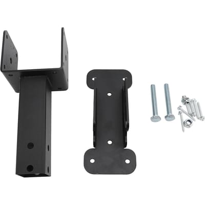 Kit d'équerres d'élévation de toit Métal Réglable Robuste Équerre de poutre d'élévation de toit de pergola pour patio porche gray