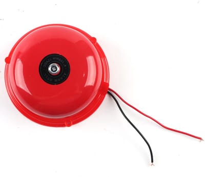 Solidchoice - Elektrische Bel 12V Metalen Alarmbel 100dB