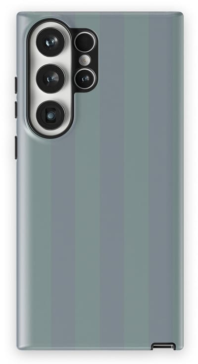 DripCase Gestreept Hoesje Samsung Galaxy S23 Ultra | Backcover met Mag | Stripes Motief | Trendy Case Samsung Galaxy S23 Ultra met Strepen Blue Mojito