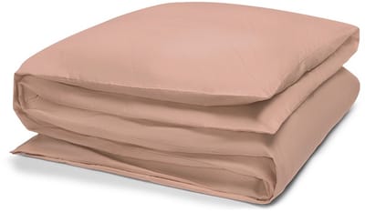 Yumeko dekbedovertrek katoensatijn cosmea roze 140x200 (zonder slopen) - Bio, eco & fairtrade