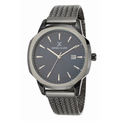 Daniel Klein DK.1.12414-6 - Horloge - Analoog - Mannen - Heren - Milanese band - Zwart - Grijs - Blauw
