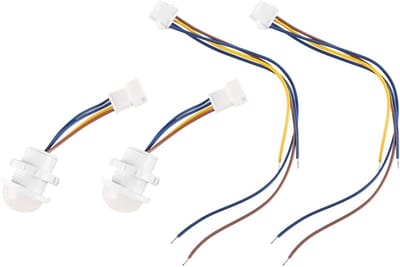 2 Stuks PIR Bewegingssensor Schakelaar voor Verlichting - Infrarood Sensor Module voor Plafondlampen en Downlights