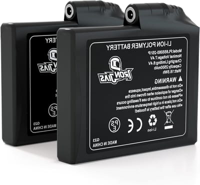 Oplaadbare Batterij - Accu Set - Verwarmde Kleding - UN38.3 Gecertificeerd - 2500 mAh - Zwart