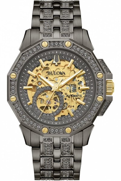Bulova Octava 98A293 Horloge - Staal - Grijs - Ø 42 mm