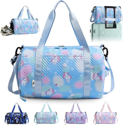 Unisex Sporttas voor Yoga en Training, Kleine Unicorn Sporttas met Ruimte voor Accessoires