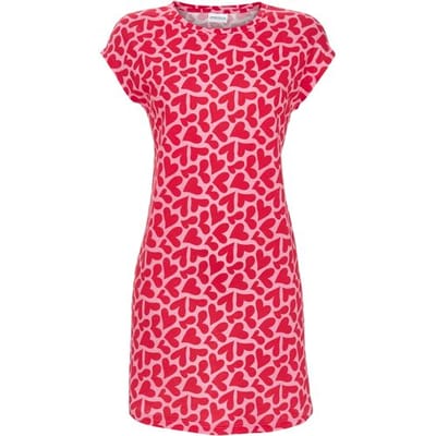 Roze hartjes nachthemd Ringella - Rood - Maat - 44