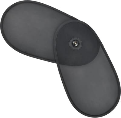 Zonnescherm voor baby's, ideale zonwering voor auto, bescherming tegen UV-straling, geschikt voor zijruit en achterruit, 40 x 21 cm