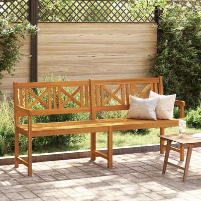 vidaXL - Tuinbank - 180 - x - 56 - x - 90 - cm - Massief - Acacia - Hout - Naturel