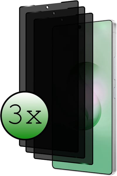 Screenprotector - 3 Stuks Geschikt voor Samsung Galaxy S26 Ultra - Privacy Filter - Beschermglas - Gehard Glas - Tempered Glass - Screen Protector
