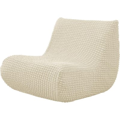 Verdikte Caterpillar Sofa Beschermhoes Sofa Hoes Bubble Raster Enkele Volledig Inclusieve Sofa Hoes Huishoudelijke Luie Sofa Hoes 60*70*30cm white