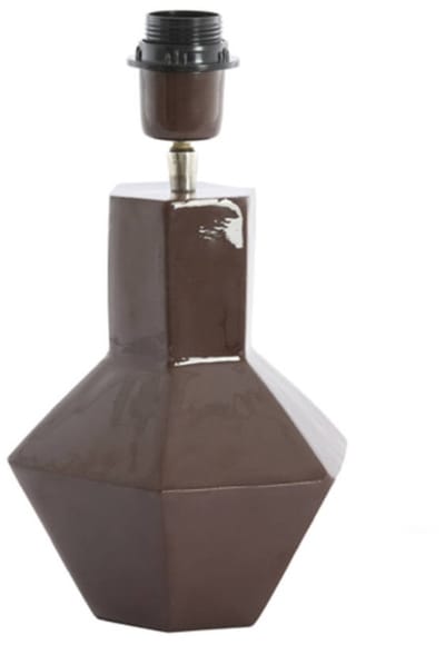 Tafellamp - bruin - CALIRA - metaal - losse armatuur - E27 - 8316983 - Light & Living