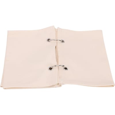Leeg Stoffen Schetsboek Kunst Dagboek Draagbaar Gebreid Dagboek Boek Spiraalbinding voor Tekenen Schrijven Schilderen Scrapbooking Met Unieke Vouw Beige