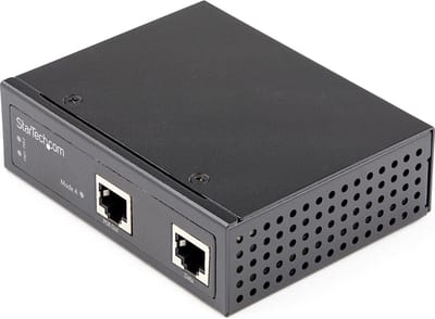 StarTech Industrial Gigabit Ethernet PoE Injector 30W 802.3