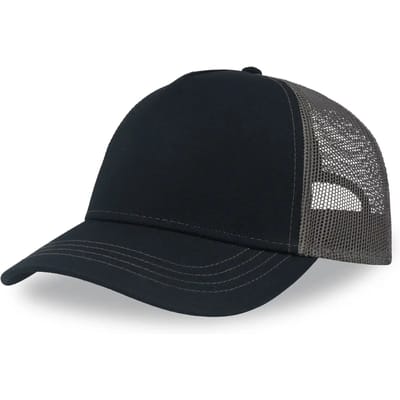 Atlantis Headwear Rapper Canvas Cap Recycled AT426 - NAVY/DARK GREY - One size