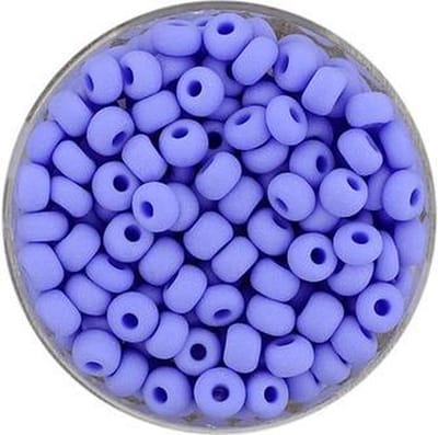 9390-054 Rocailles blauw mat 4.5mm