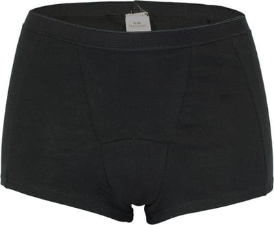 Menstruatie short - heavy flow - menstruatie ondergoed - Incontinentie ondergoed katoen - Zwart / L