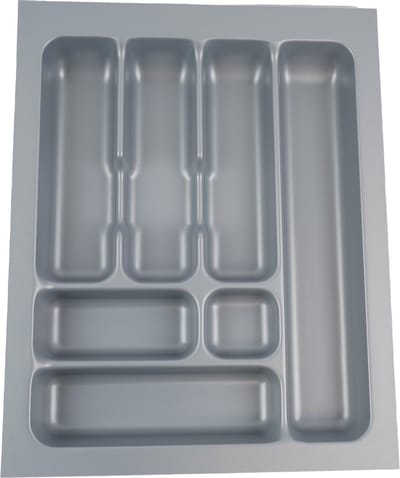 Culinorm Storex Bestekbak – 39x49 cm – Grijs – Inkortbaar – 7 vakken