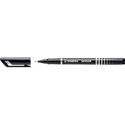 STABILO SENSOR - Fineliner 0.3 mm - Zwart - Doos 10 stuks