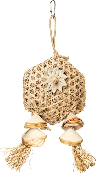 Back Zoo Nature Funny Flower - Vogelspeelgoed - 20x6x24 cm Natural