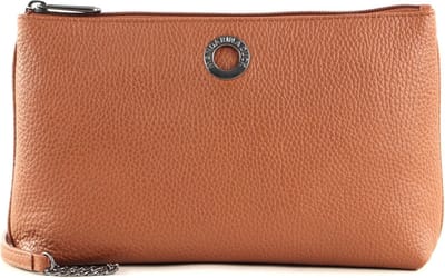 MANDARINA DUCK Leren Schoudertas Mellow Leather Crossover Bag Indian Tan Bruine