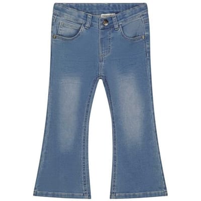 Prénatal peuter broek - Meisjes - Blauw Denim - Maat 74