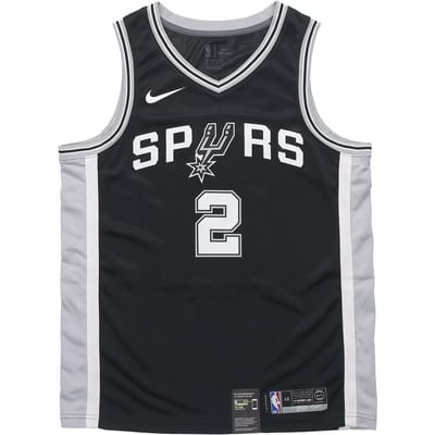Nike NBA Icon Edition Swingman Jersey Heren Tops Zwart 864509-010 M gray