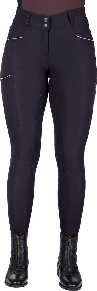 Qhp Rijbroek Julin full grip Black - 34