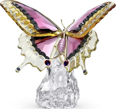 Swarovski beeldje Vlinder 5650796 | decoratief kristal beeldje voor leefruimte | Idyllia collectie, elegante vlinder decoratie