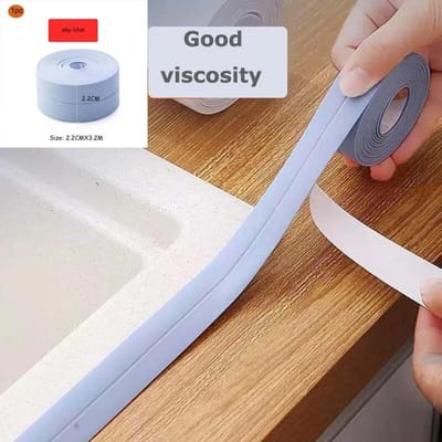 1 Rol Keuken Anti-schimmel en Waterdichte Tape, Vochtbestendige Keuken- en Badkamer Wastafel Spleet, Mooie Naad Toiletsticker, Co 2.2CMX3.2M